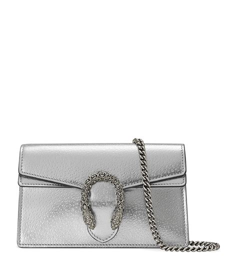 gucci silver handbag|gucci silver dionysus.